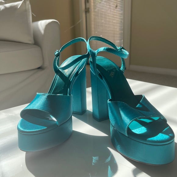 Zara heels-Emerald Green - Picture 2 of 5